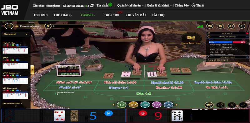 Cách chơi casino trực tuyến JBO - Dễ dàng, an toàn